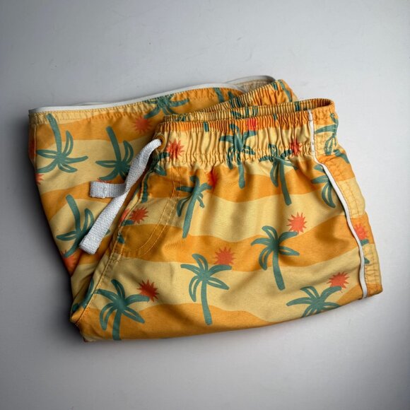Hanna Andersson Boys Fast Drying Swim Trunks Palm Tree Size 150, US 12 - Picture 8 of 8